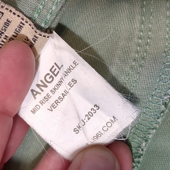 DL 1961 jeans, size 27, green - Picture 9 of 11